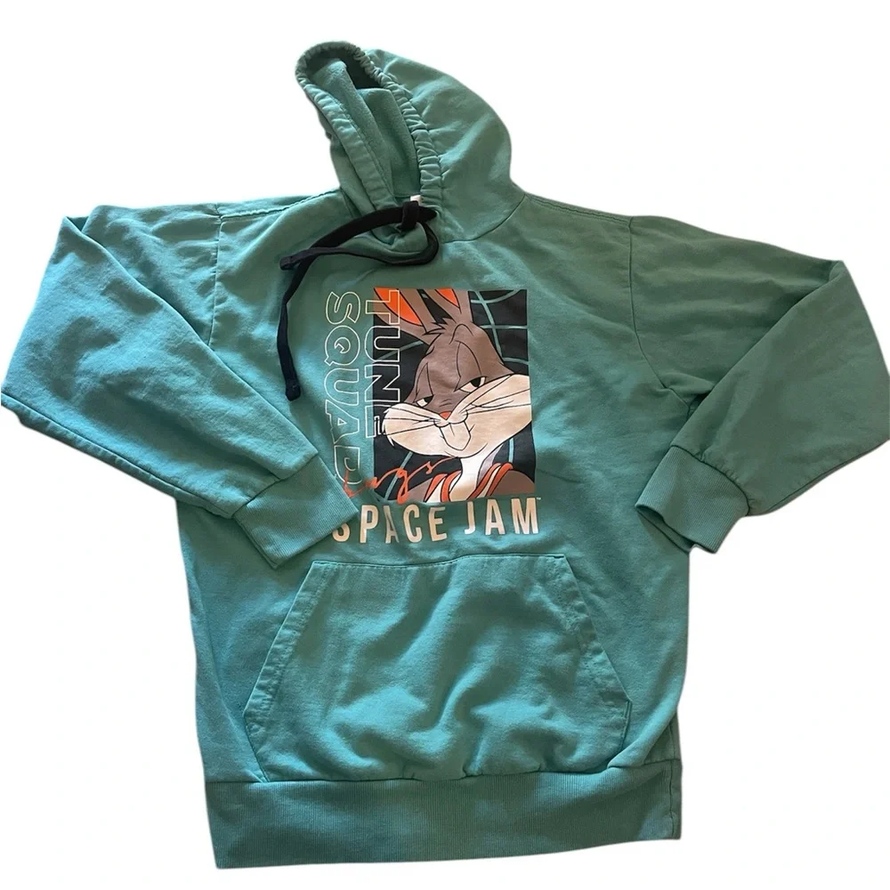 Space Jam Bugs Bunny Unisex Hoodie M (38-40) Graphic - Picture 2 of 6